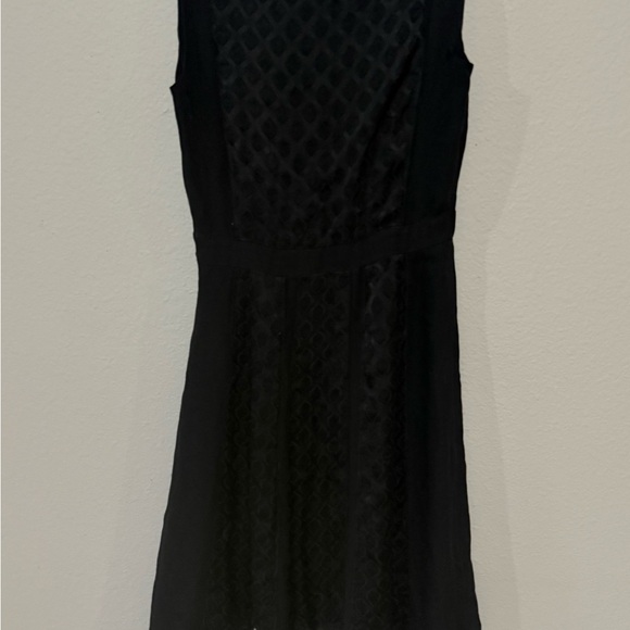 Tory Burch Hadley silk Black Sheath Midi Dress V-Neck Sleeveless - Picture 8 of 12